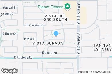 Map image of the property - 1450 E Mia Ln