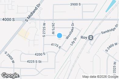 Map image of the property - 4116 S 2650 W