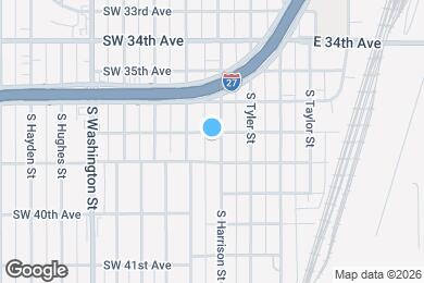 Map image of the property - 3702 S Harrison St