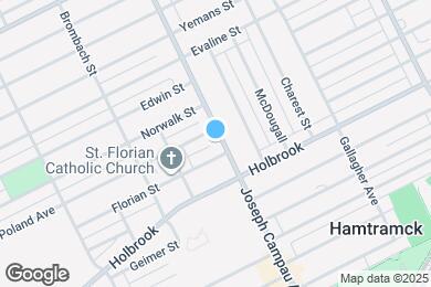 Map image of the property - 9421 Joseph Campau St