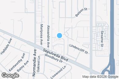 Map image of the property - 23300 Marigold Ave