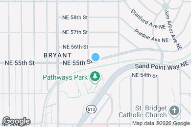 Map image of the property - 4311 NE 55th St