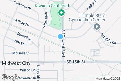 Map image of the property - 1305 S Midwest Blvd