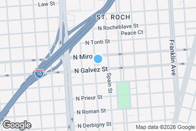 Map image of the property - 2109 Mandeville St
