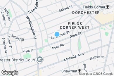Map image of the property - 34 Larchmont St