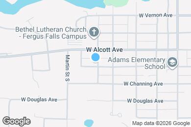 Map image of the property - 702 W Bancroft Ave