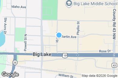 Map image of the property - 610 Martin Ave