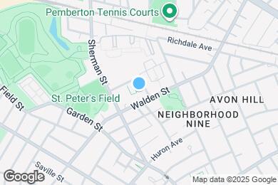 Map image of the property - 205 Walden St