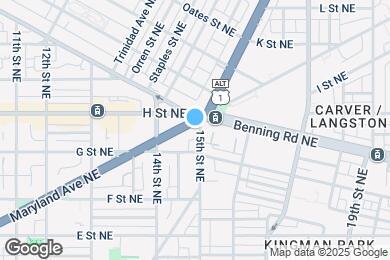 Map image of the property - 1451 Maryland Ave NE