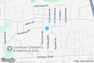 Map image of the property - 1354 Millridge Dr