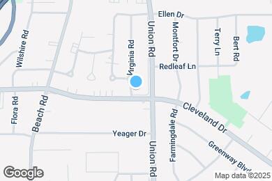 Map image of the property - 1190 Cleveland Dr