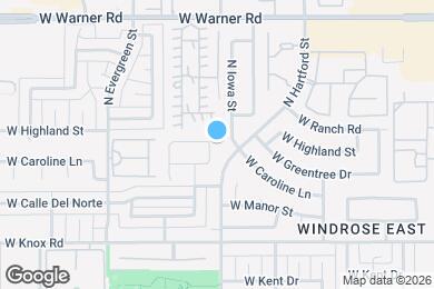 Map image of the property - 1671 N Garrett Dr