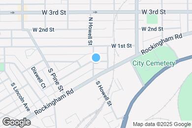 Map image of the property - 201 S Howell St