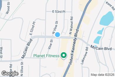 Map image of the property - 4821 N Cedar St