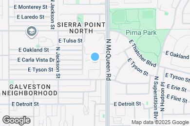 Map image of the property - 951 E Carla Vista Pl