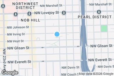 Map image of the property - 1929 NW Hoyt St