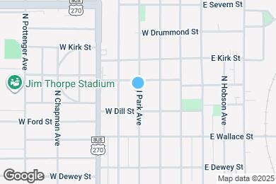 Map image of the property - 928 N Park Ave