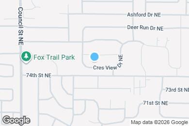 Map image of the property - 1202 Cres View Dr NE