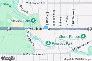 Map image of the property - 800 W Belleview Ave