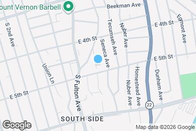 Map image of the property - 33 Oneida Ave