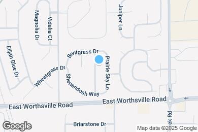 Map image of the property - 1929 Morning Light Ln