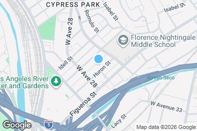 Map image of the property - 2837 Huron St