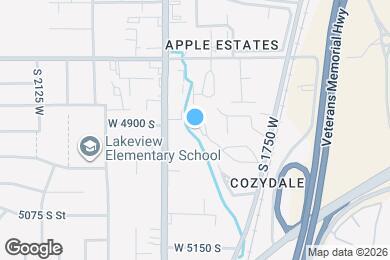 Map image of the property - 1869 W 5050 S