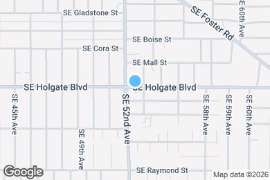 Map image of the property - 5222 SE Holgate Blvd