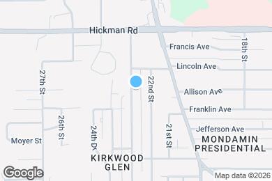 Map image of the property - 1927 23rd St