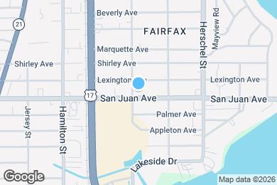 Map image of the property - 4355 San Juan Ave