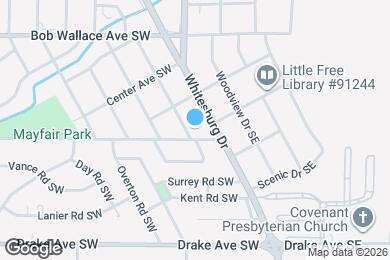 Map image of the property - 2615 Alabama St SW