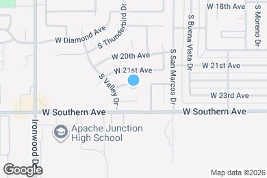 Map image of the property - 1035 W 22nd Ave