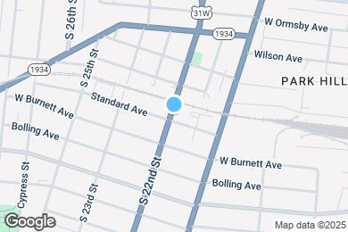 Map image of the property - 2023 Standard Ave