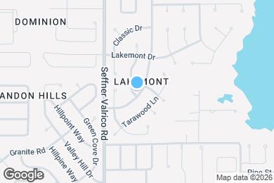 Map image of the property - 818 Black Knight Dr