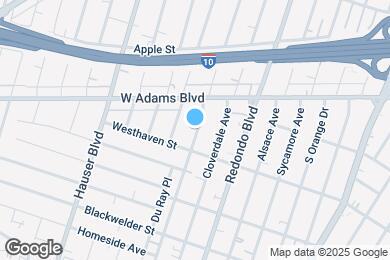 Map image of the property - 2637 S Cochran Ave