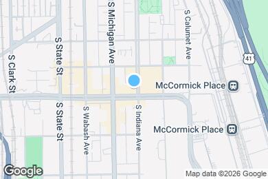 Map image of the property - 2134 S Indiana Ave