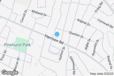 Map image of the property - 2812 Harrison Rd