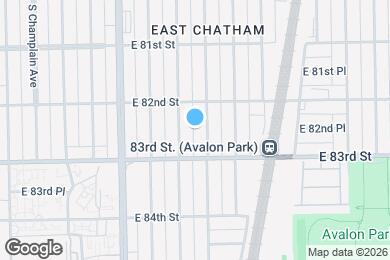 Map image of the property - 8222 S Ingleside