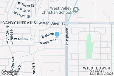 Map image of the property - 16362 W Adams St