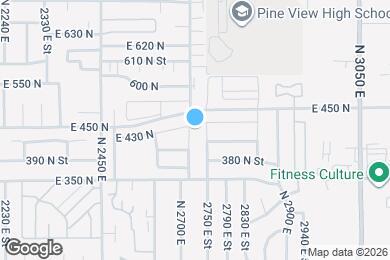 Map image of the property - 2726 E 430 N