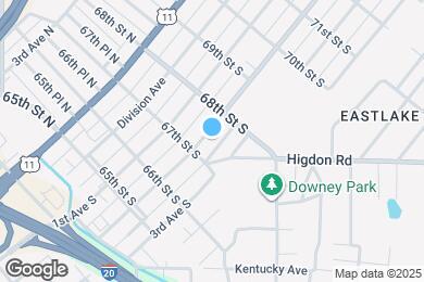 Map image of the property - 6715 2nd Ave S