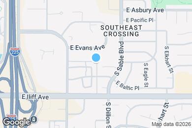 Map image of the property - 14333 E Warren Pl
