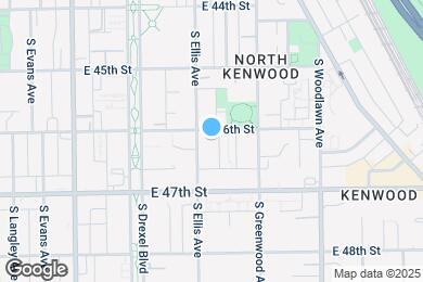 Map image of the property - 4611 S Ellis Ave