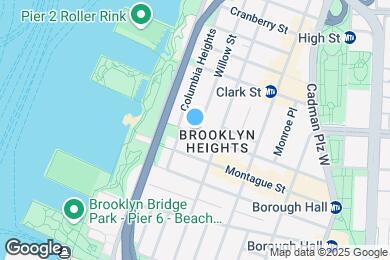 Map image of the property - 25 Pierrepont St