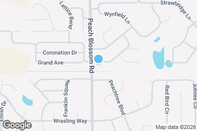 Map image of the property - 313 Canterfield Dr