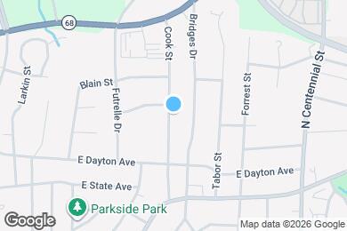 Map image of the property - 1422 Cook St