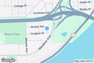 Map image of the property - 809 Croghan Ave