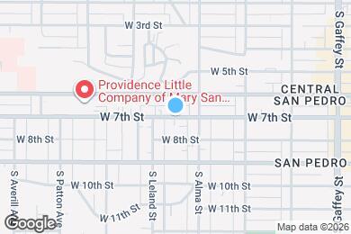Map image of the property - 1055 W 7th St