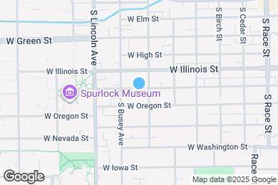 Map image of the property - 705 W California Ave