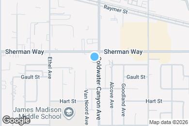 Map image of the property - 7141 Coldwater Canyon Ave